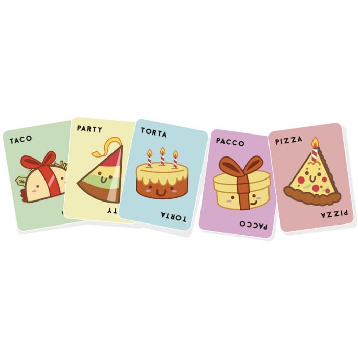 Taco Party Torta Pacco Pizza - Gioco di carte – Gioeca